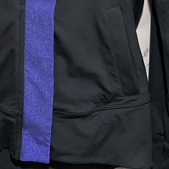 Adidas - Women's Medium Graphite & Purple Athletic Jacket - Picture 5 of 5